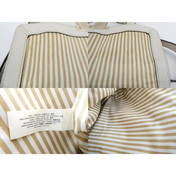 kate spade new york Cream Leather Crossbody Bag With Gold Hardware & Adjustable - Picture 13 of 15